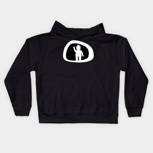 View from a Car Wing Mirror Kids Hoodie